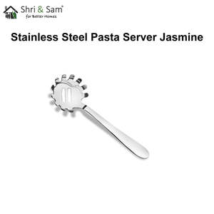 Premium JAGDAMBA CUTLERY LIMITED Jasmine Stainless Steel Pasta Server Essential <b>Tools</b> - Product Image 3