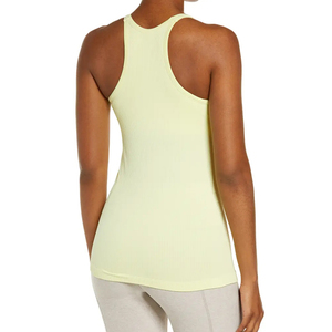 Best Quality Tank <b>Top</b> Plus Size Women's Knitted Tank <b>Top</b> Breathable Quick Dry Eco-Friendly Polyester Solid Color Active - Product Image 3