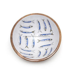 Vente en gros de bols en bois massif d'acacia de taille personnalisée ustensiles de cuisine dessus de table bols de service alimentaire ensembles de vaisselle de fête - Product Image 2