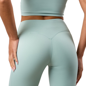 Leggings de Yoga Color Verde Menta para Mujer, Cintura Alta, Ropa Deportiva Elástica para Gimnasio, Entrenamiento, Ejercicio, Ropa Activa, Cómoda - Product Image 4