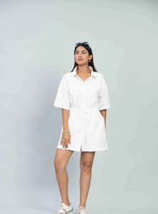 Robe courte blanche classique - Product Image 2