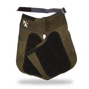 Meilleure Qualité, Luxe, Véritable Cuir de Vachette, Chaps de Ferrier à Jambes Découpées, Tablier de Nettoyage de Fer à Cheval Renforcé, Produits Équestres Professionnels - Product Image 1
