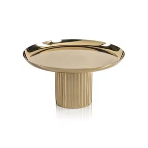 Support à gâteau en métal de qualité supérieure, présentoir à gâteau, plateau de service pour desserts, décoration de table de mariage - Product Image 2