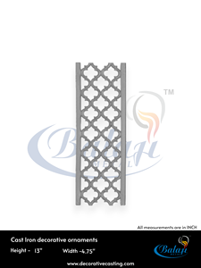 Balaji Metals BM-224 Piezas de Puerta de Jardín de Hierro Fundido de Alta Resistencia, Gris Super Pulido, Fácil de Montar, 13 Pulgadas - Product Image 3
