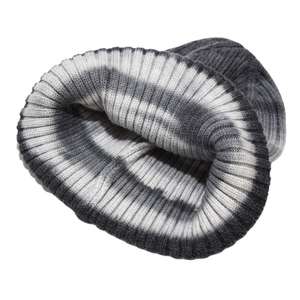 Bonnet chaud 100 % acrylique de haute qualité avec revers, motif tie-dye, lettres de dessin animé et points côtelés, idéal pour l'hiver et la plage - Vente en gros - Product Image 5
