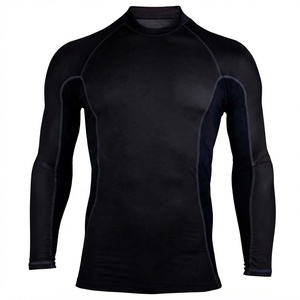Chemise de compression pour hommes, unisexe, à manches longues, en spandex/polyester, écologique, pour le sport et la remise en forme - Product Image 1