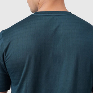 Camiseta de Corte Regular para Verano, Gimnasio, Ejercicio, Fisicoculturismo, Cuello Redondo, Manga Corta, Logotipo Personalizado, Ecológica, Transpirable, 100% Algodón - Product Image 3