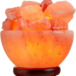 Fire Bowl Himalayan Salt <b>Lamp</b> Handmade Natural Salt Crystal Light Decorative Table <b>Lamp</b> Warm Glow Home Bedroom Living Space - Product Image 6