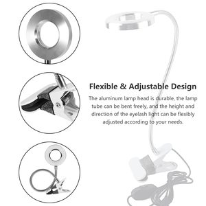 USB LED Lash Extension Light Tattoo Beauty <b>Desk</b> Lamp for Skincare Manicure Salon Use - Product Image 5