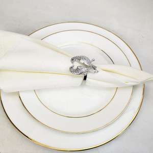 แหวนรองผ้าเช็ดปากแบบพรีเมียมสำหรับตกแต่งโต๊ะอาหาร ที่วางผ้าเช็ดปากสวยงาม เหมาะสำหรับโรงแรม ร้านอาหาร และการตกแต่งบ้าน - Product Image 5