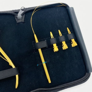 Kit d'extension capillaire écologique à microbilles, pinces personnalisées plaquées or, réutilisables, en acier inoxydable chirurgical de qualité professionnelle - Product Image 5