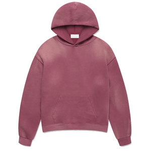 Sweats à capuche confortables et tendance effet délavé, en tissu mélangé de qualité supérieure avec texture douce et finition impeccable - Product Image 1