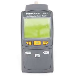 เครื่องทดสอบสาย LAN และสายโคแอกเชียลแบบออลอินวัน มัลติมีเดีย พร้อมฟังก์ชั่นวัดความยาว ตรวจสอบสายและหาตำแหน่งจุดเสีย รองรับ RJ45/RJ11/โคแอกเชียล พร้อมเครื่องวัดระยะทาง (OEM) - Product Image 4