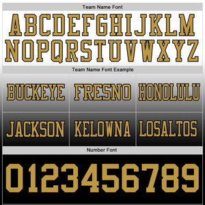 Camiseta de Fútbol Blanca Personalizada, Malla Negra Dorada Antigua, Auténtica, a la Moda, de Alta Calidad, Transpirable, Ropa Deportiva, Rendimiento Atlético - Product Image 3