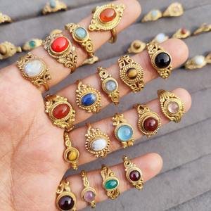 Anillo Ajustable de Acero Inoxidable para Mujer, Chapado en Oro de 18K, con Piedras Preciosas, Clásico, Ideal para Fiestas, al Mejor Precio - Product Image 4