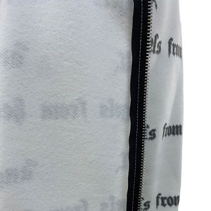 Hoodie streetwear en coton molletonné avec strass, coupe oversize, fermeture éclair intégrale, unisexe, design tendance - Product Image 6