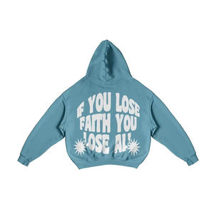 ชุดเซ็ตเสื้อฮู้ดดี้และกางเกงขาบานผ้าฝ้ายคุณภาพสูง 100% ปรับแต่งได้ตามต้องการ แห้งเร็ว ไร้รอยต่อ ระบายอากาศได้ดี ไซส์พลัส - Product Image 2