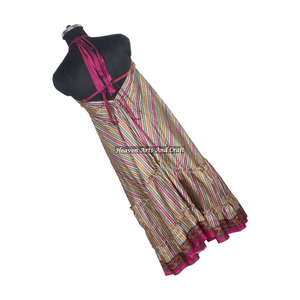 Nuevo Sari, Ropa India y Pakistaní, Estilo Hippie Boho, Última Moda 2026, Estilo Vintage, Seda Vintage, Venta al Por Mayor - Product Image 5