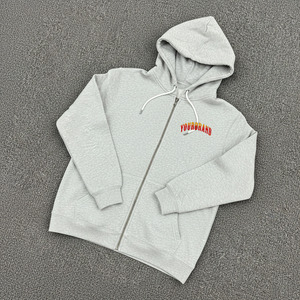 Sweat-shirts à capuche coupe oversize en molleton 100 % coton épais, coupe-vent, avec fermeture éclair, personnalisables avec logo imprimé numériquement – Prix de gros - Product Image 6