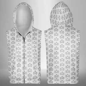 เสื้อกล้ามออกกำลังกายผู้ชายแบบมีฮู้ดไม่มีแขน พิมพ์โลโก้ตามสั่งขายส่ง เสื้อกล้ามทรงเวสต์สำหรับออกกำลังกาย เสื้อกล้ามผู้ชาย - Product Image 1