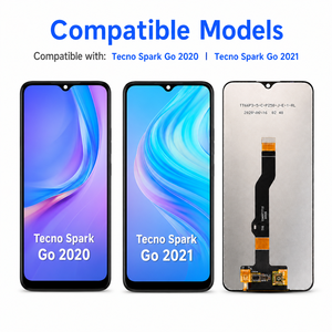 หน้าจอสัมผัส LCD TFT สำหรับ Spark Go 2020 2021อะไหล่หน้าจอโทรศัพท์ - Product Image 2