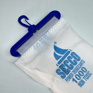 Desecante en polvo Secco, contenedor de desecante de 1 kg en bolsas individuales o múltiples, desecante de cloruro de calcio en polvo con una tasa de absorción del 250%. - Product Image 4