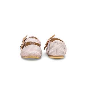 Zapatos planos formales dorados para niñas KD0940 - Product Image 2