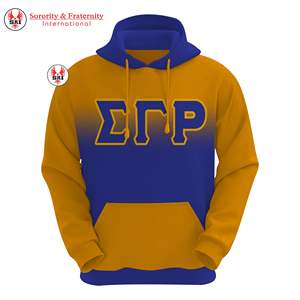 Nouveau design tendance – Sweat à capuche Zeta Phi Beta à manches longues et durable pour femme – Sweat à capuche de sororité imprimé OEM avec logo frontal - Product Image 2