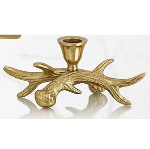 Luxury Branch Design Metal <b>Candle</b> Holder Set Decorative <b>Tall</b> <b>Candle</b> Stand Gold Tabletop <b>Candle</b> Holder Modern Living Room Dining - Product Image 6