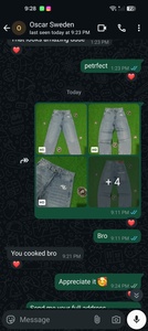 Pantalon en jean décontracté pour homme, coupe droite oversize, jambe large, logo personnalisé, délavé, vintage, effet usé, style baggy - Product Image 6