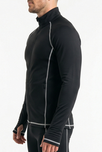 Yoga Training <b>Jackets</b> <b>Men</b> Gym Workout Base Layer <b>Track</b> <b>Jacket</b> Yoga Running Slim Fit <b>Jacket</b> <b>Men</b> Thumb Hole Slim <b>Jackets</b> - Product Image 3
