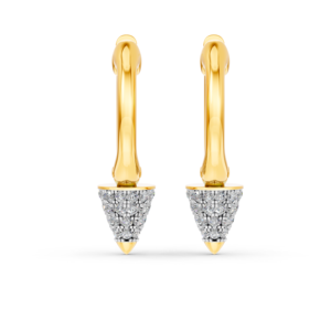 Boucles d'oreilles en or massif 14K 9K 10K 18K avec diamants de laboratoire certifiés IGI, fabricant de bijoux fins éthiques RJC ODM OEM, vente en gros EA501908 - Product Image 2