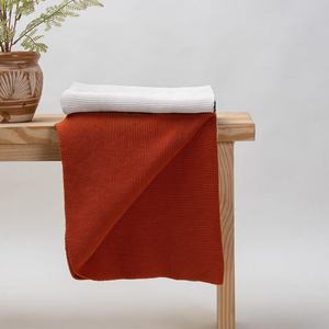 High Quality Handmade Custom 100% Organic Cotton Comfortable Home Decoration Sofa <b>Bed</b> Knitted <b>Throw</b> Blankets - Product Image 4