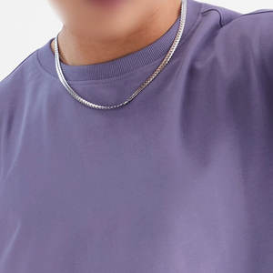 Camisetas Extra Grandes de Hombros Caídos, Fabricadas en Fábrica con Material 100% Algodón, Diseño de Logotipo Personalizado, Camisetas para Hombre - Product Image 5