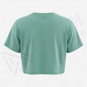 เสื้อครอปท็อปผู้หญิงผ้าฝ้ายสีสันตามสั่ง สไตล์วินเทจ คอกลม ไซส์ XL พิมพ์ลาย สตรีทแวร์ ฟิตเนส ออกกำลังกาย เสื้อยืดแอคทีฟแวร์ - Product Image 2