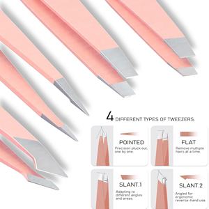 Pince à sourcils en acier inoxydable de marque privée prix de gros en acier inoxydable Logo et emballage personnalisés en acier inoxydable de qualité supérieure - Product Image 5