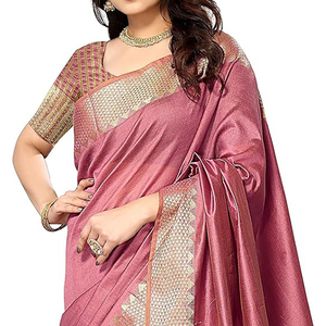Sari para Mujer, Moda Étnica, Atuendo Drapeado, Estilo Tradicional Indio, Elegante Estampado, Tela Cómoda y Ligera - Product Image 5