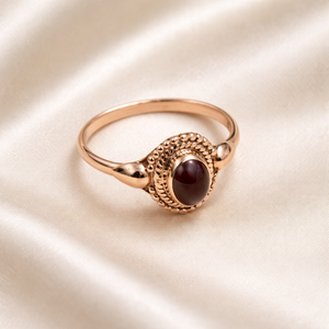 Natural Garnet Gemstone 925 Sterling Silver <b>Ring</b> Handmade <b>Statement</b> <b>Ring</b> Vintage Designer Red Garnet Jewelry for Women Christmas - Product Image 3