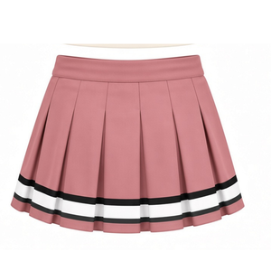 Conjunto de Uniforme Deportivo Rosa Neutro Estampado, Camiseta de Manga Corta y Falda Plisada, Ropa Deportiva para Equipo, Entrenamiento y Práctica - Product Image 6