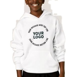 OEM personalizado patrón de lana/Cachemira chico Sudadera con capucha Jogger chándal bordado invierno bolsillo diseño bebé niños - Product Image 2