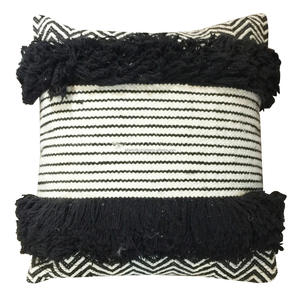 Housses de coussin en laine tissée à la main de meilleure qualité grand motif rayé bohème Portable extérieur 30x50 taies d'oreiller pour chaise et sol - Product Image 4