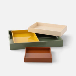 Bandeja de Servir Hexagonal de Laca de Alta Calidad, Tendencia en el Mercado, Bandeja de Laca Multiusos OEM de Fábrica Vietnamita HNH Craft Directamente - Product Image 5