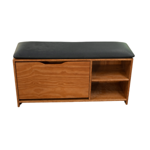 Modern Casual Shoe Cabinet American <b>Pine</b> Plywood Durable Safe Smooth Edges Tiered Home Furniture for Bedroom Living Room Home - Product Image 4