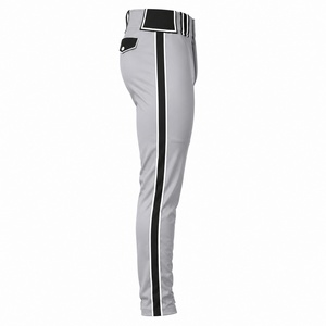Meilleure Vente 2026 Pantalon de Baseball Double Tricot Unisexe Taille Élastique Bas Ouvert Respirant Anti-Humidité Polyester/Nylon OEM - Product Image 3