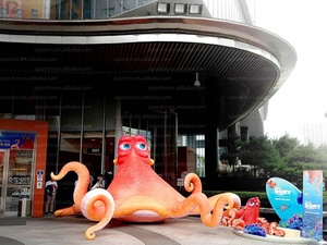 Atractivo <span class=keywords><strong>Pulpo</strong></span> Inflable <span class=keywords><strong>de</strong></span> Ocho Patas, Calamar Gigante <span class=keywords><strong>de</strong></span> Tela Oxford con Logotipo Personalizado, Escultura Marina para Decoración <span class=keywords><strong>de</strong></span> Festivales/Eventos/Zoológicos - Product Image 5