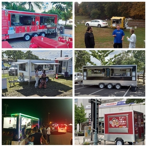 Bán lẻ di động <span class=keywords><strong>craigslist</strong></span> Lĩnh Vực Nhà bếp thực phẩm đông lạnh sữa chua Trailer xe tải để bán giá rẻ giá - Product Image 5