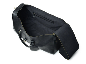 Custom Logo Outdoor <b>Luggage</b> Travel Gym Leather Duffle Backpack With Shoe Travel Fitness Leather Duffle Bag For Online Sale - Product Image 3