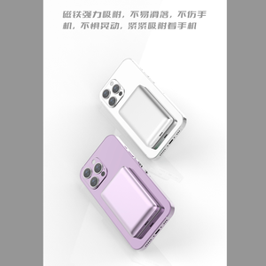 MS014B 10000mAh Cargador rápido portátil ultradelgado 15W/20W Bancos de energía inalámbricos de alta densidad Excelente batería de polímero de litio de 12V 5V - Product Image 2