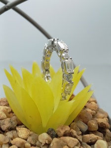 Anillo de Compromiso y Boda D'VINS JEWELS, Diseño Redondo y Radiante, Corte Brillante, Color D, Blanco, Plateado, Dorado, Certificado - Product Image 5