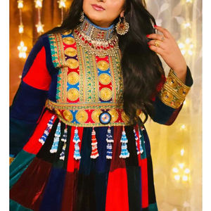 Vestido Largo de Diseño Original para Mujer, Vestido Afgano Bordado al por Mayor para Fiesta, Diseño Único de Alta Calidad - Product Image 3